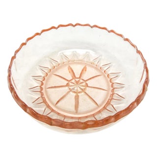 Art Deco Bowl attributed to Hortensja Glassworks For Sale