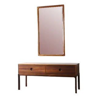 Model 334 Chest of Drawers with Mirror by Kai Kristiansen for Aksel Kjersgaard, 1960s, Set of 2 For Sale