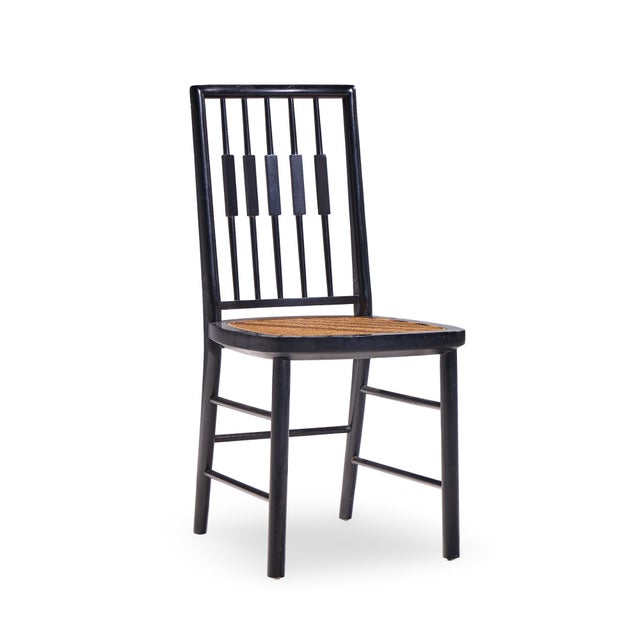 Baker Furniture Company Michael Taylor for Baker Mid Century Dining Chairs - Pair For Sale - Image 4 of 10