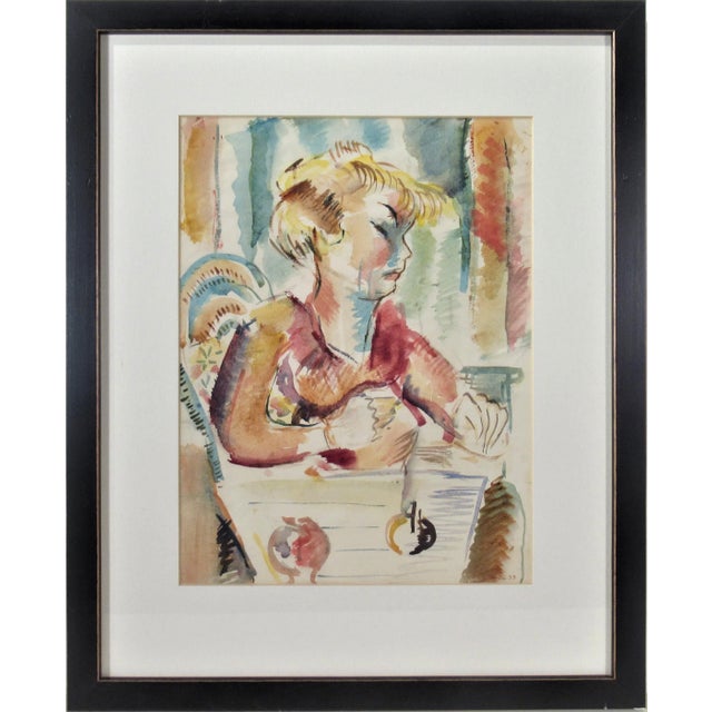 Hernst Stolz, Woman in a Chair For Sale In San Francisco - Image 6 of 6