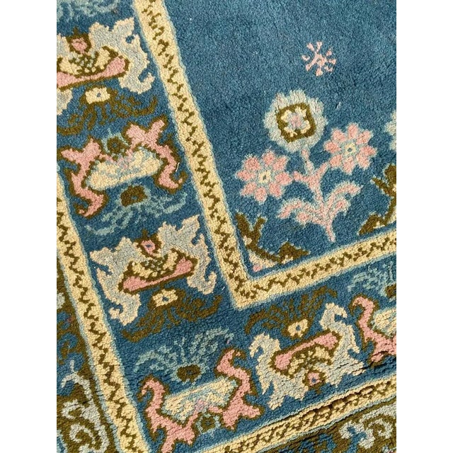 Blue Vintage Tunisian Rug For Sale - Image 12 of 17