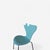 Early 21st Century Series 7 Chair by Arne Jacobsen Tiffany Blue Edition by Jwolf Studio Refinished from Fritz Hansen For Sale - Image 5 of 7