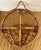 Boho Chic Bamboo & Rattan Round Wall Pocket For Sale - Image 12 of 12