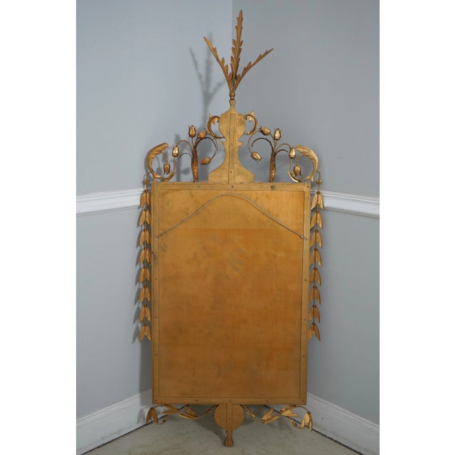 Adam Design Toleware & Wood Frame Mirror For Sale - Image 11 of 11