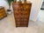 Biedermeier Week Dresser in Walnut For Sale - Image 13 of 16
