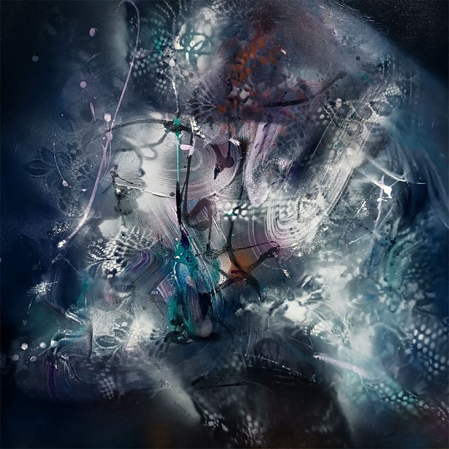 Ovidiu Kloska, Silent Genesis, Acrylics on Canvas For Sale