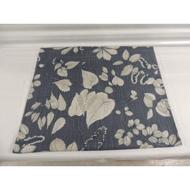 Shabby Chic Pindler Blue and White "Arboretum" Fabric Sample For Sale - Image 3 of 5