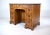 English Georgian Style Mahogany Kneehole Desk by Charak Furniture Co, 1930's For Sale - Image 3 of 13