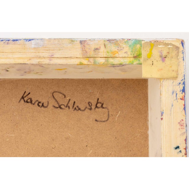 Paint Karen Schlansky Abstract Composition Oil For Sale - Image 7 of 7
