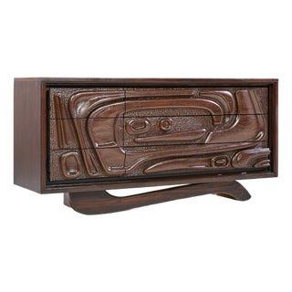 Witco Style Pulaski Oceanic Mid Century Credenza For Sale