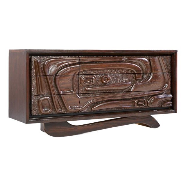 Witco Style Pulaski Oceanic Mid Century Credenza For Sale