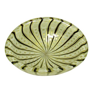 Italian Murano Art Glass Dish For Sale