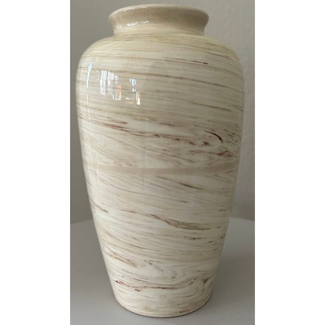 Vintage Italian Flavia Ceramic Vase For Sale In Chicago - Image 6 of 9