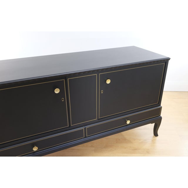 Wood Swedish Modern Sideboard, 1940s For Sale - Image 7 of 9
