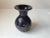 1960s Vintage Black and Purple Spatter Murano Glass Vase from Murano, 1960s For Sale - Image 5 of 10