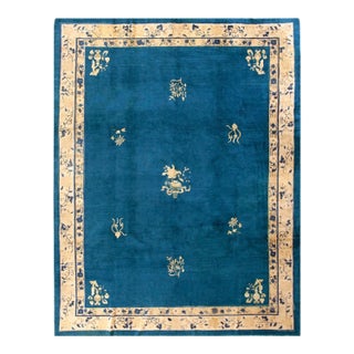 Early 20th Century Chinese Peking Carpet ( 9'1" x 11'3" - 277 x 343 ) For Sale