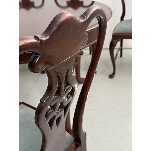 Antique Dining Set in the style of Gerstel, 1930s, Set of 7 For Sale - Image 10 of 18