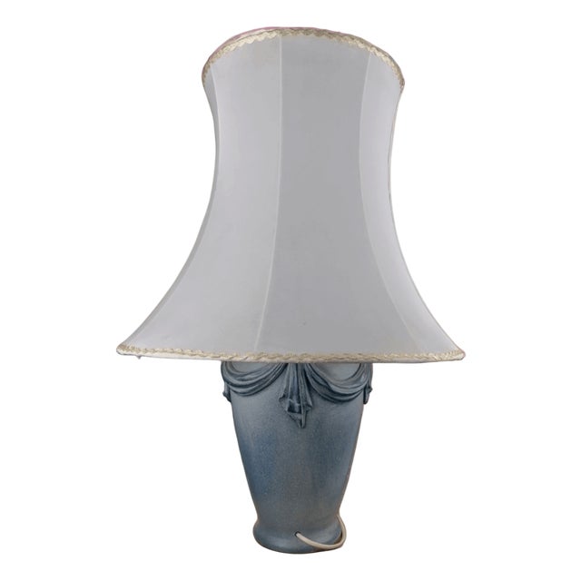 Large Art Nouveau Style Table Lamp, 1970s For Sale