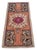 Small Turkish Rug Hand Knotted Faded Mat Entry Decor, Distressed Low Pile - 1'6'' X 3' For Sale - Image 4 of 13