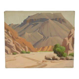 Martin Sabransky Oil Painting Vintage Disney Artist, Ca/Az For Sale