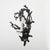 Mid-Century Modern Freeform Wall Candelabra in Iron, Poland, 1960 For Sale - Image 3 of 5