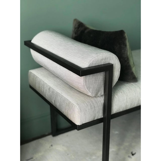 Contemporary Industrial Style Eros Bench by Casa Botelho For Sale - Image 3 of 9