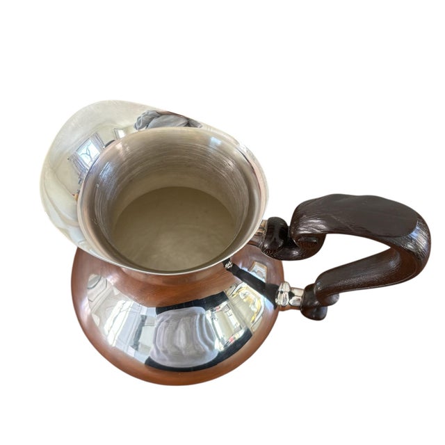 Vintage Gorham Silverplated Scrolling Handle Water Pitcher For Sale In Chicago - Image 6 of 7