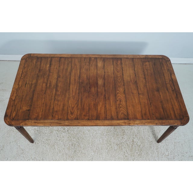 French Country Guy Chaddock Distressed Finish Dining Room Table For Sale - Image 3 of 12