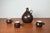 Mid-Century Modern Mid-Century Modern German Studio Pottery Jug with Mugs by Melitta Teubner, 1960s, Set of 4 For Sale - Image 3 of 18