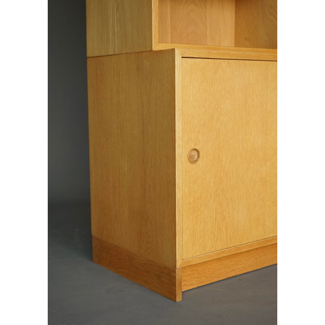Vintage Oak Bookcase by Børge Mogensen for Karl Andersson & Sons, 1960s For Sale - Image 13 of 18