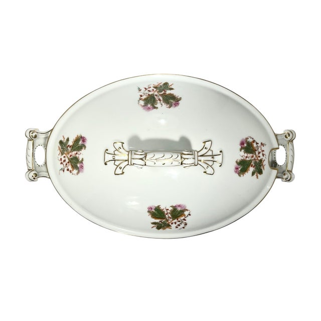 1930s French Porcelain Haviland Limoges Soup Tureen by Charles Field For Sale - Image 6 of 9