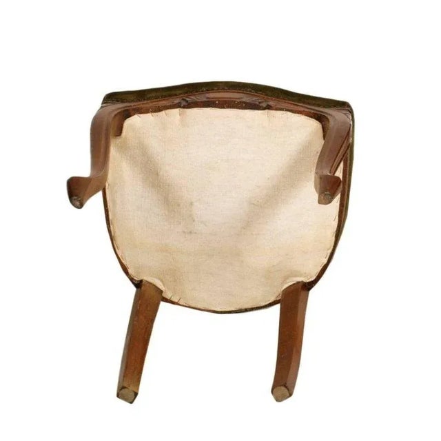 1930s Italian Walnut Chairs, Set of 6 For Sale - Image 5 of 8