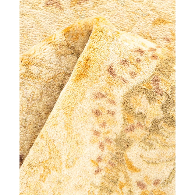 Textile Mogul, One-of-a-Kind Hand-Knotted Area Rug - Ivory, 3' 3" x 5' 2" For Sale - Image 7 of 8