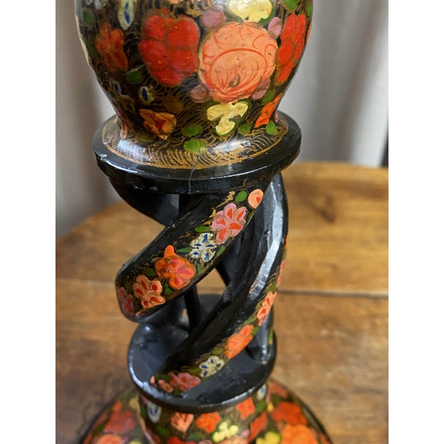 Kashmiri Lamp Bases, 1890s, Set of 2 For Sale - Image 10 of 18