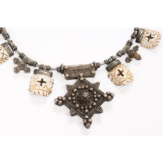 Silver & Conus Shell Necklace For Sale - Image 12 of 12