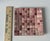 Glass MCM Blush Pink Mosaic Tile Trivet / Decorative Tile Object, 5” Square For Sale - Image 7 of 7