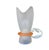 Vintage Table Lamps in Frosted Glass by Villeroy and Boch, 1990s, Set of 2 For Sale - Image 4 of 7