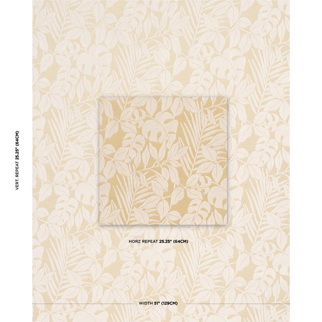 Miramar Indoor/Outdoor Velvet makes a splash with its graphic silhouettes of exotic leaves and fern fronds. A medium-scale...