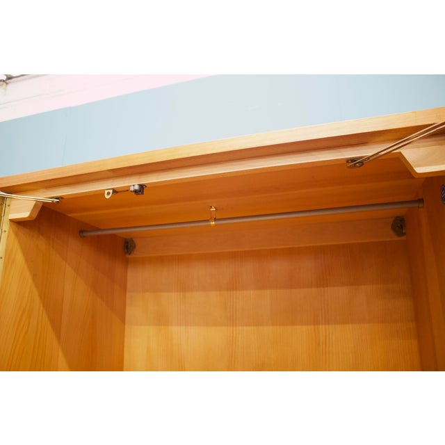 Brown Mid-Century Modern Teak Wardrobe from Uniflex, 1960s For Sale - Image 8 of 12