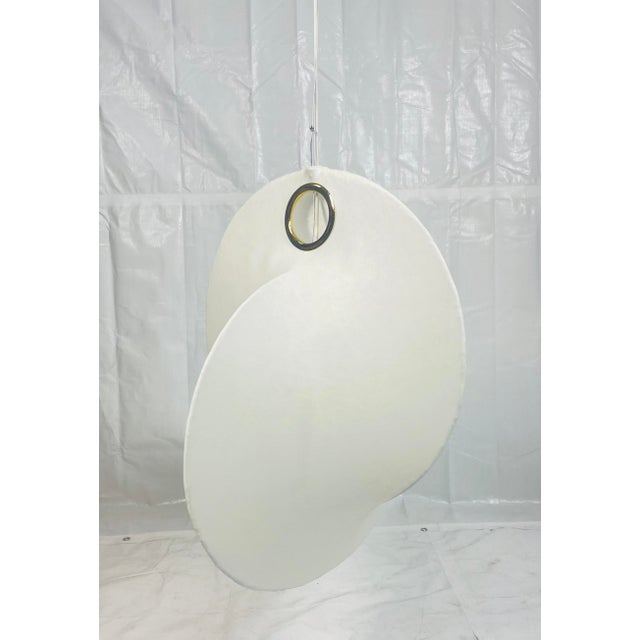 Cream Flos "Overlap S1" Pendant by Michael Anastassiades, Italian Modern For Sale - Image 8 of 14