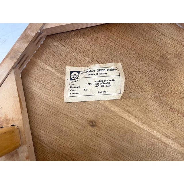 Vintage Side Table, Czechoslovakia, 1960s For Sale - Image 4 of 11