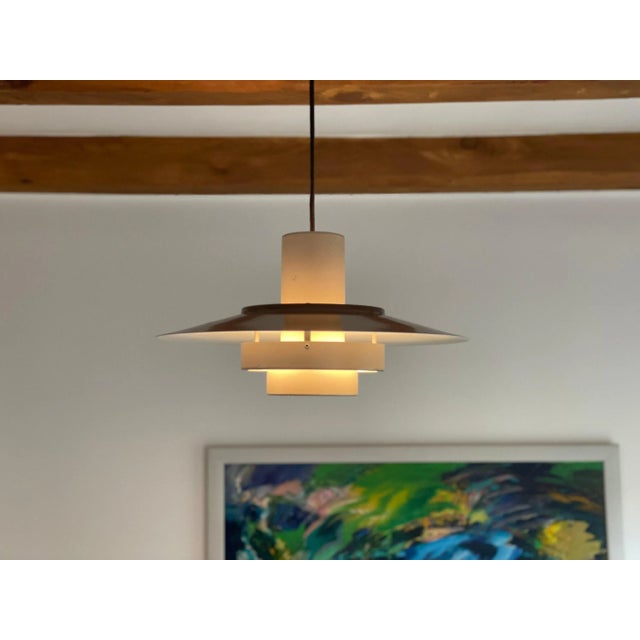 Mid-Century Danish Falcon Ceiling Lamp from Fog Morup, 1960s For Sale - Image 4 of 11