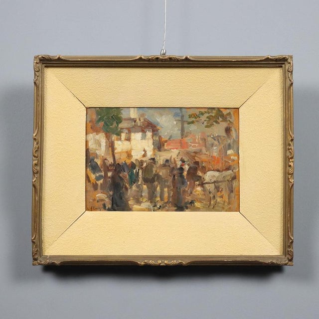 Vittore Antonio Cargnel, Untitled, Oil on Cardboard, Framed For Sale - Image 13 of 13
