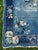 An early 20th century art deco rug in beautiful shades of blue and floral motif Nichols Maker