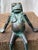 Sweet whimsical bronze seated frog garden ornament. Frog has always been displayed indoors on a shelf. No marks. Frog...