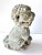 A striking vintage concrete foo dog garden statue, inspired by traditional Asian guardian lions used to protect homes and...
