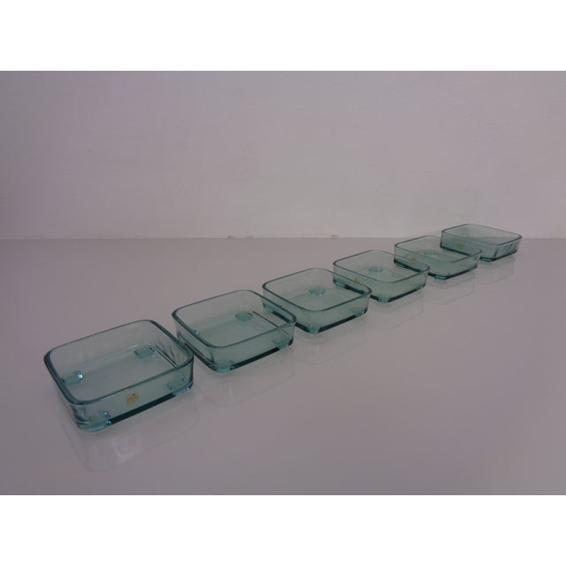 Teak Tray with Glass Bowls by Jens Quistgaard for IHQ Dansk Designs, 1960s, Set of 7 For Sale - Image 12 of 18