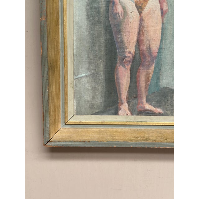 Nude Etude, 1950s, Oil Painting on Panel, Framed For Sale - Image 6 of 18
