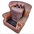 Restoration Hardware Churchill Tufted Leather Armchair For Sale - Image 11 of 18