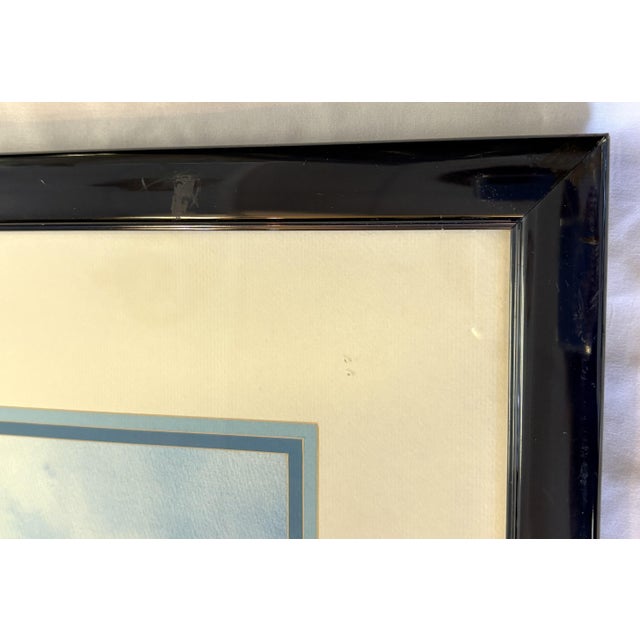 Signed and Framed Original Watercolor Painting of 'The Piazza at San Marco Square' For Sale - Image 15 of 18